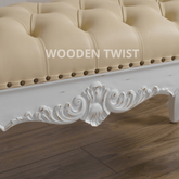 Chic Premium Sheesham Wood Bench Couch - WoodenTwist